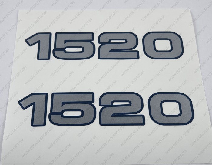 Key West Sportsman 1520 Boat Silver/Blue Decal Set of 2 x 6.5" Key West Sportsman 1520 Boat Silver/Blue Decal Set of 2 x 6.5"